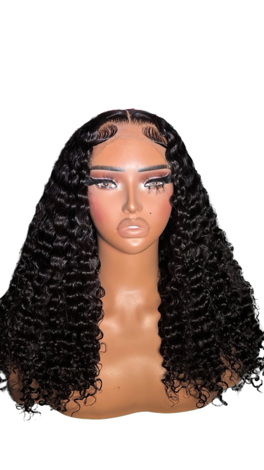 Burmese Curly “Transparent Lace” Wig