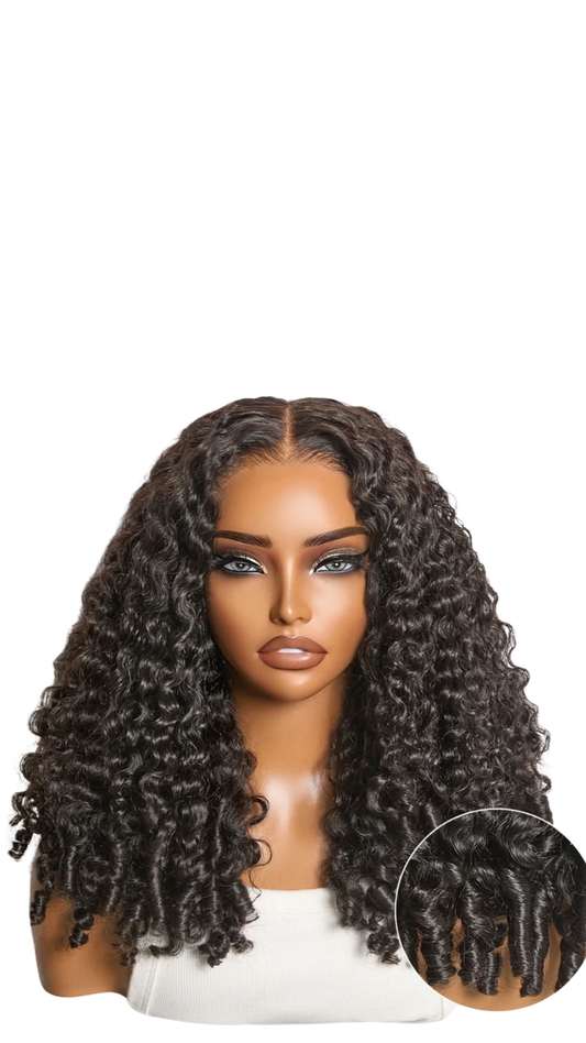 Burmese Spiral “Transparent Lace” Wig